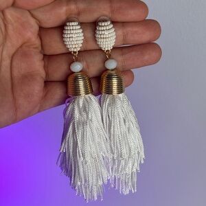 Beautiful white earrings